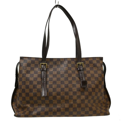 Louis Vuitton Chelsea Damier, Brown, Canvas, Tote Bag