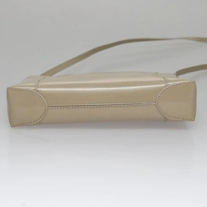Christian Dior Shoulder Patent leather, Beige, Patent Leather, Shoulder Bag