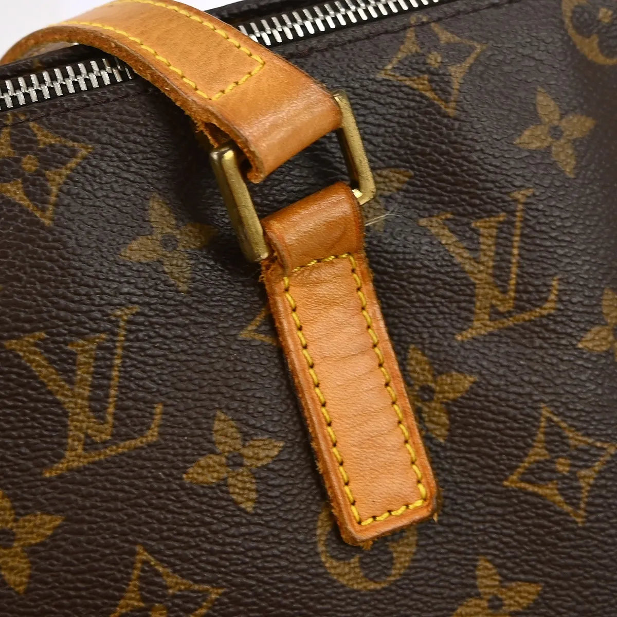 Louis Vuitton Cabas Mezzo Monogram Canvas, Brown, Canvas, Tote Bag