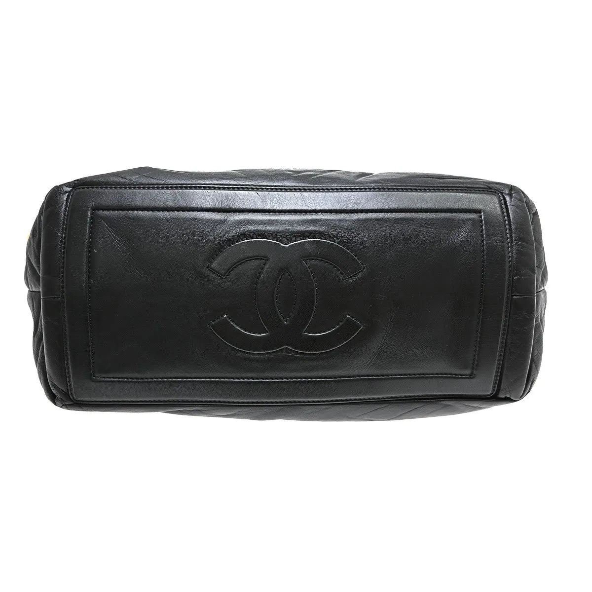 Chanel Coco Cocoon Reversible Tote Quilted Lambskin, Black, Leather, Tote Bag