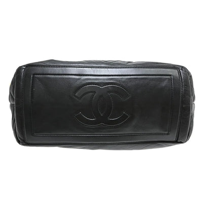 Chanel Coco Cocoon Reversible Tote Quilted Lambskin, Black, Leather, Tote Bag