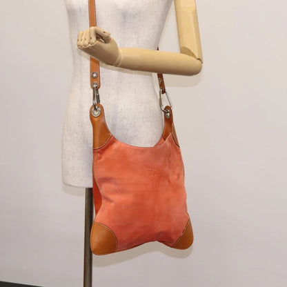 Burberry Blue Label Suede, Orange, Suede, Shoulder Bag