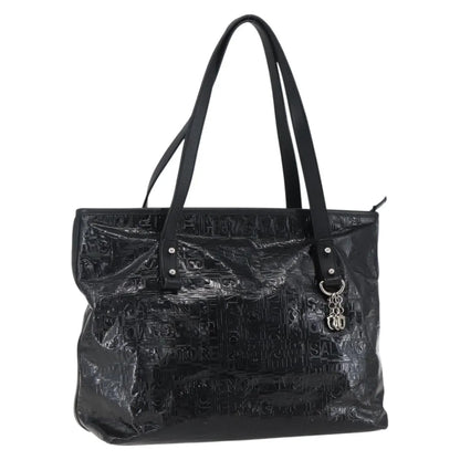Salvatore Ferragamo Vintage Patent Leather, Black, Patent Leather, Tote Bag