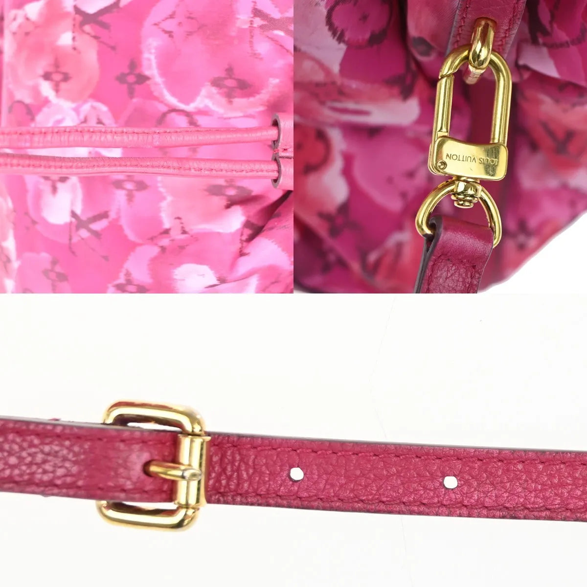 Louis Vuitton Noefull Ikat Nylon, Pink, Nylon, Shoulder Bag