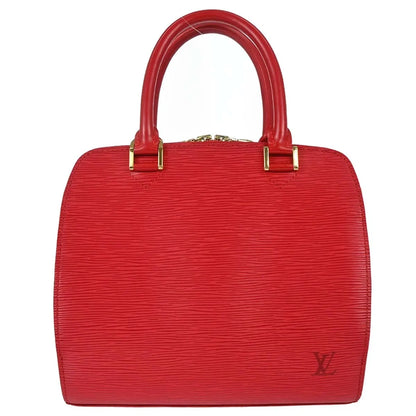 Louis Vuitton Pont Neuf Epi, Red, Leather, Handbag