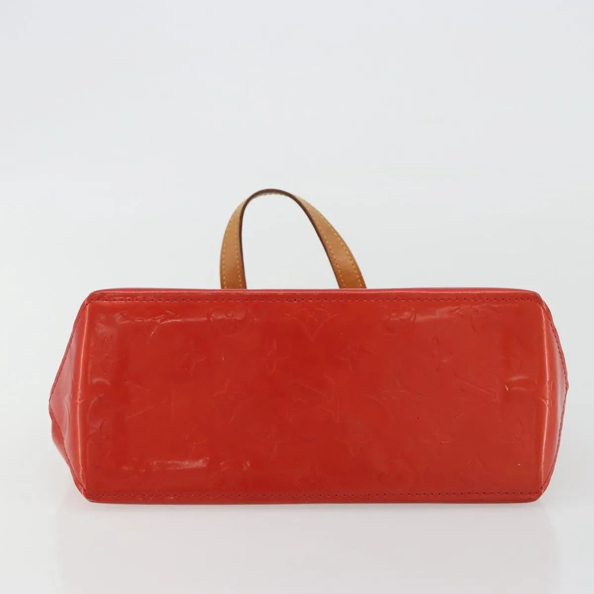 Louis Vuitton Reade Monogram Vernis, Red, Patent Leather, Handbag