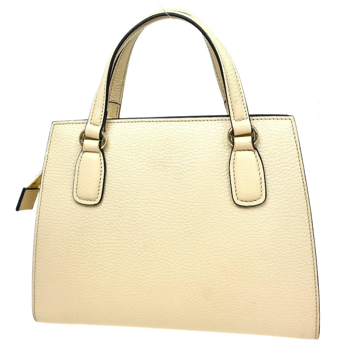 Gucci Soho Convertible Top Handle Satchel Leather, Beige, Leather, Handbag