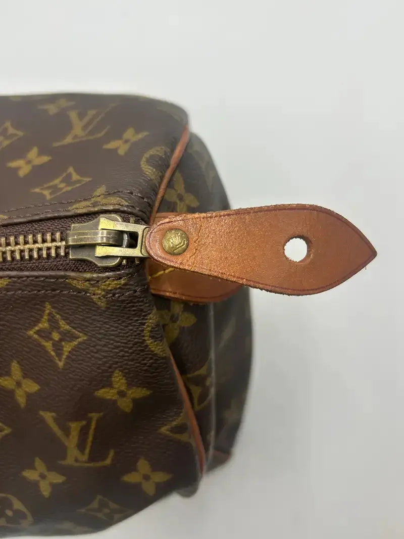 Louis Vuitton Speedy Monogram Canvas, Brown, Canvas, Handbag
