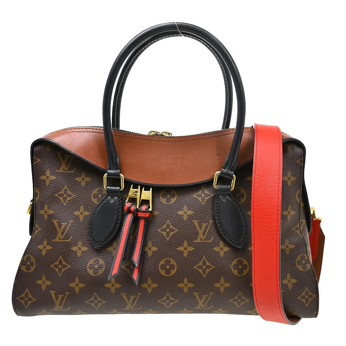 Louis Vuitton Tuileries Monogram, Brown, Canvas, Handbag