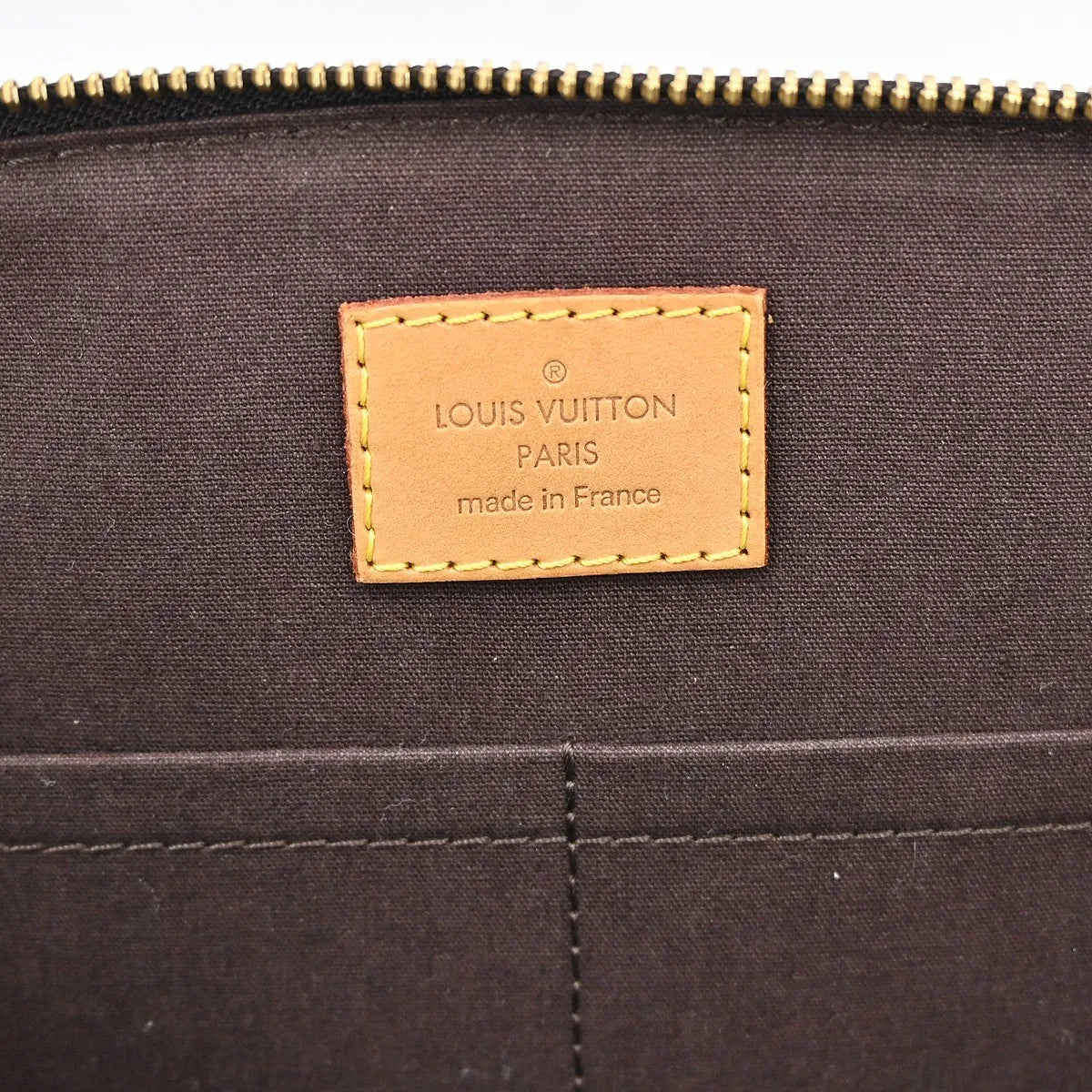 Louis Vuitton Sherwood Monogram Vernis, Purple, Patent Leather, Handbag