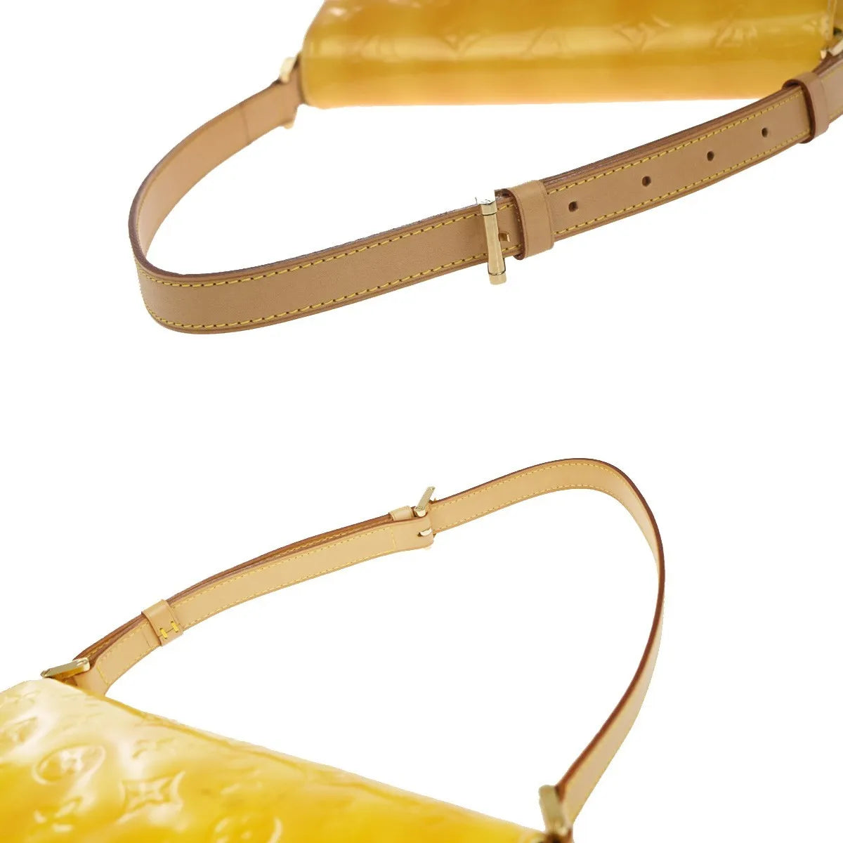 Louis Vuitton Thompson Street Monogram Vernis, Yellow, Patent Leather, Shoulder Bag