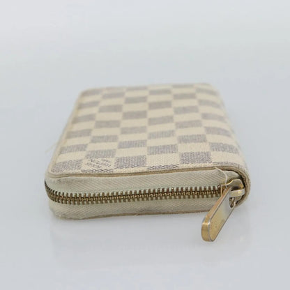 Louis Vuitton Zippy Organizer Damier Ebene, Beige, Canvas, Wallet