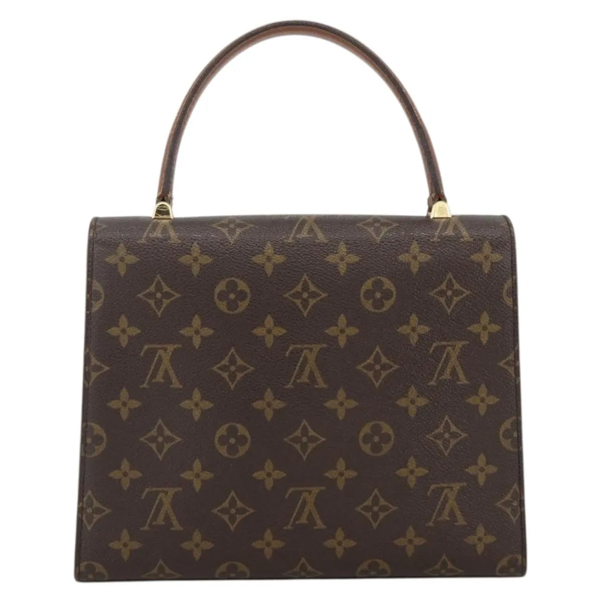 Louis Vuitton Malesherbes Monogram Canvas, Brown, Canvas, Handbag