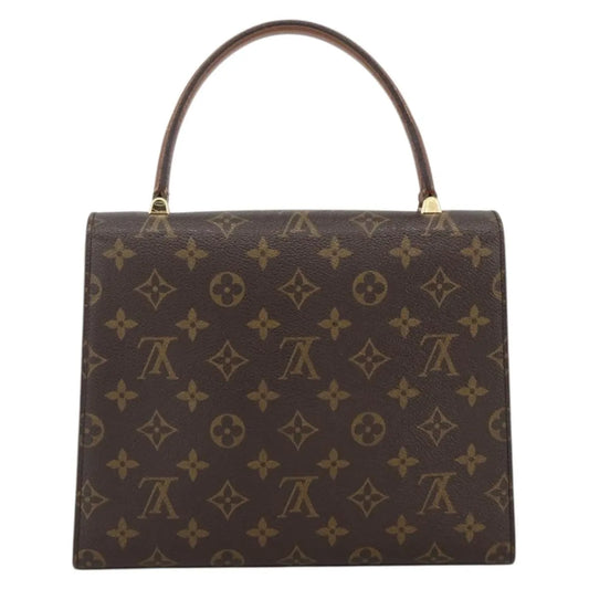 Louis Vuitton Malesherbes Monogram Canvas, Brown, Canvas, Handbag