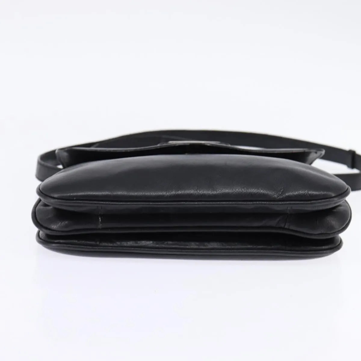 Celine Vintage Leather, Black, Leather, Shoulder Bag