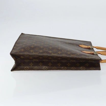 Louis Vuitton Sac Plat Monogram Canvas, Brown, Canvas, Handbag
