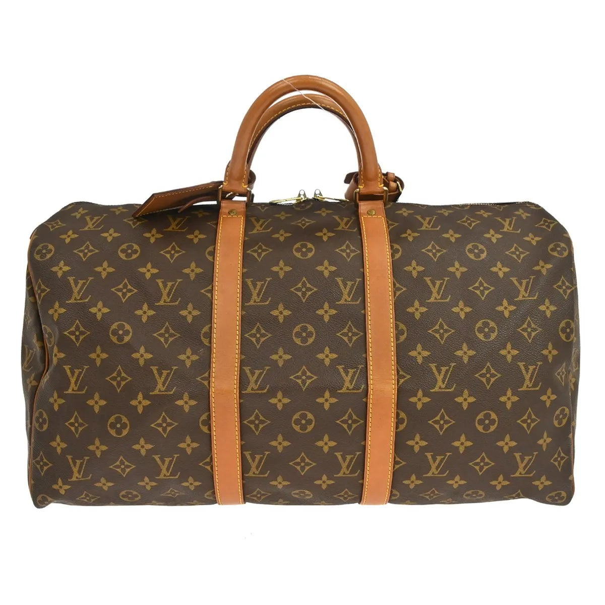 Louis Vuitton Keepall Monogram Canvas, Brown, Canvas, Travel Bag