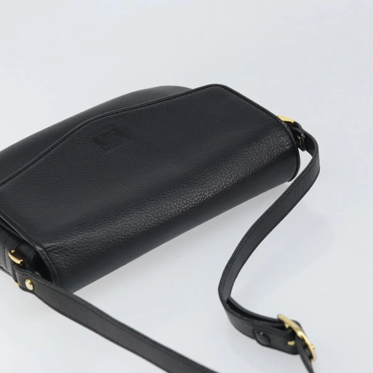 Burberry Vintage Leather, Black, Leather, Shoulder Bag