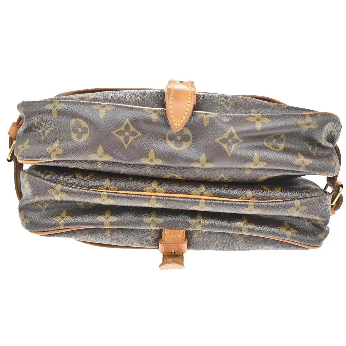 Louis Vuitton Saumur Monogram Canvas, Brown, Canvas, Shoulder Bag