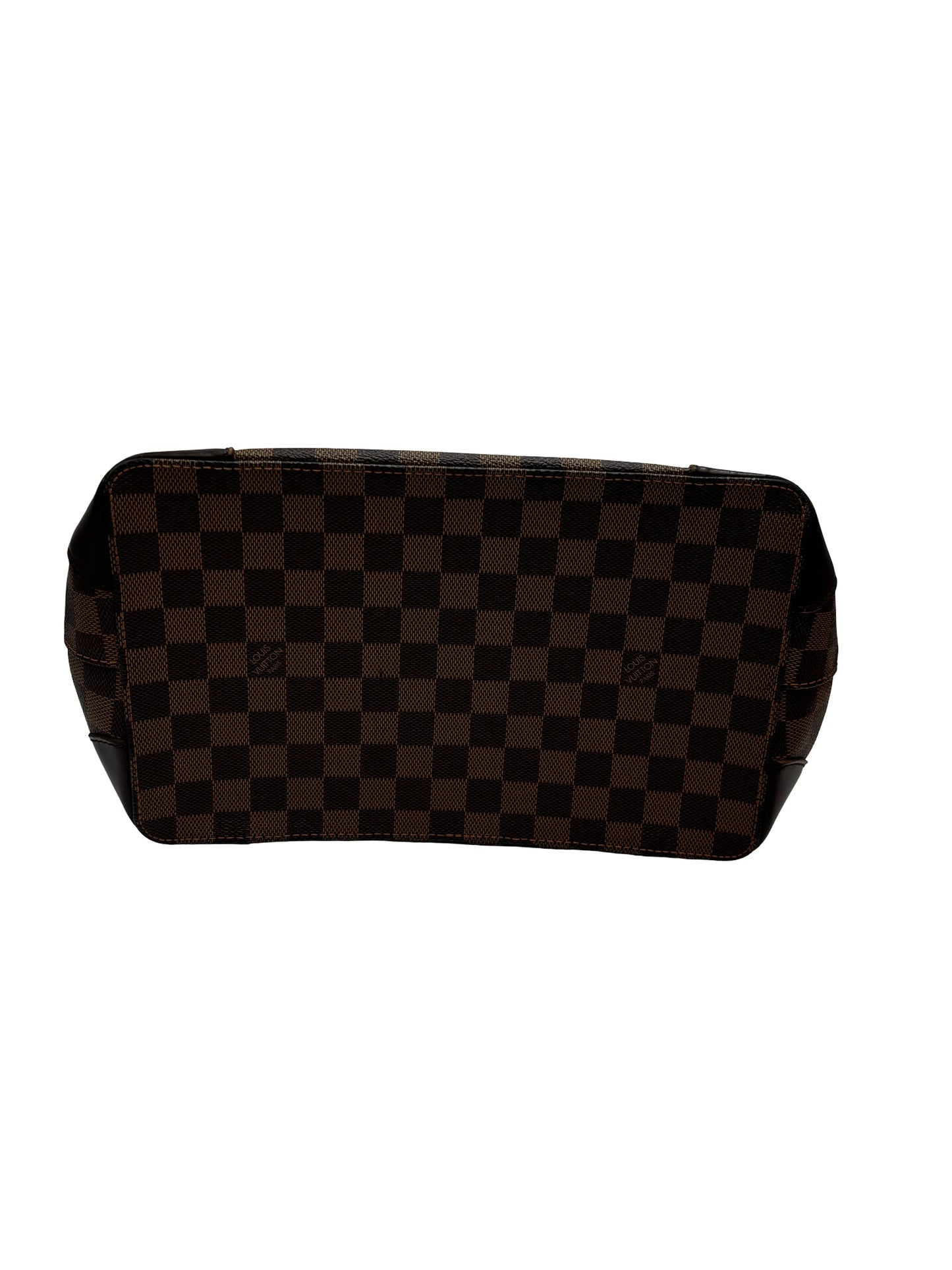 Louis Vuitton Hampstead Damier Ebene, Brown, Canvas, Tote Bag