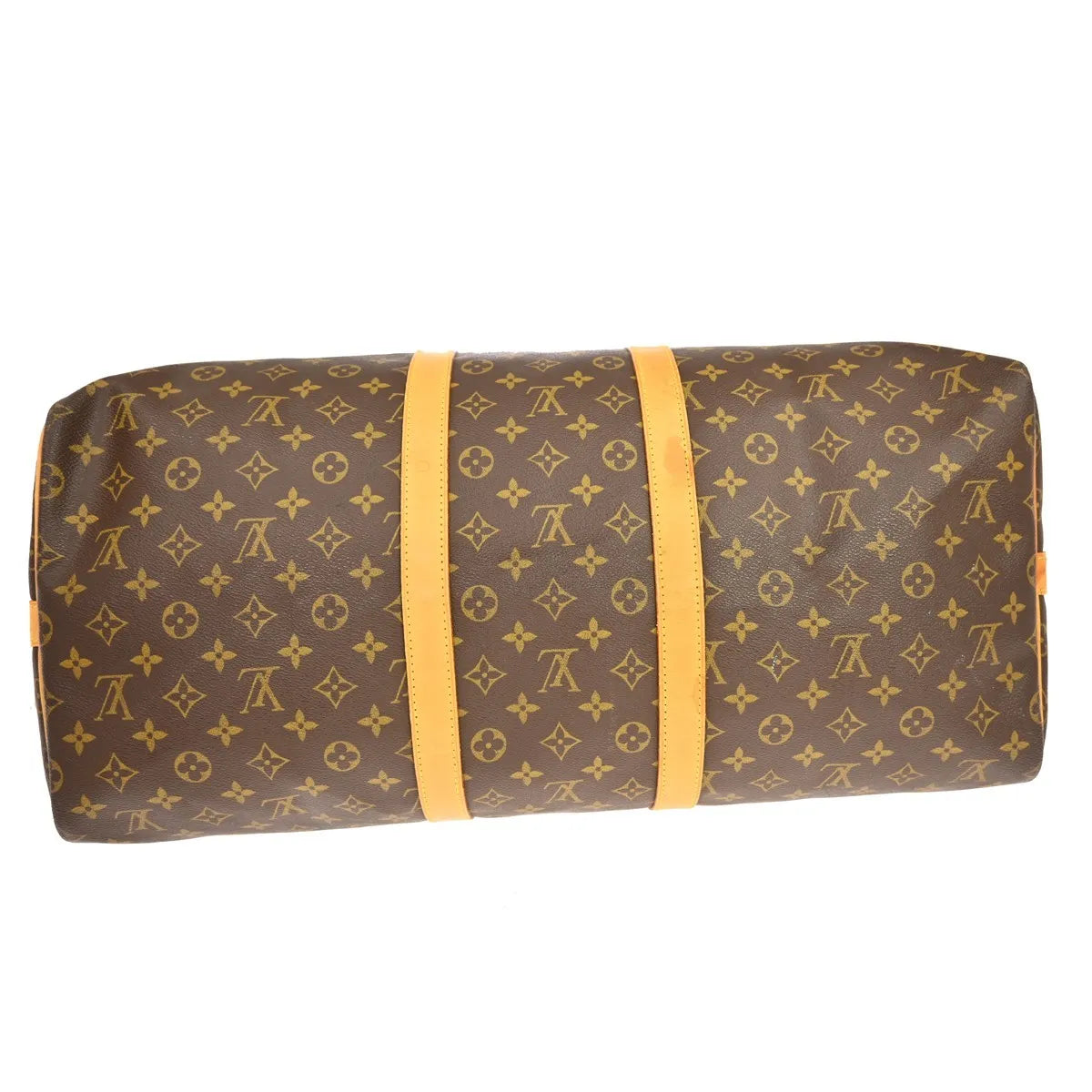 Louis Vuitton Keepall Bandoulière Monogram, Brown, Canvas, Travel Bag