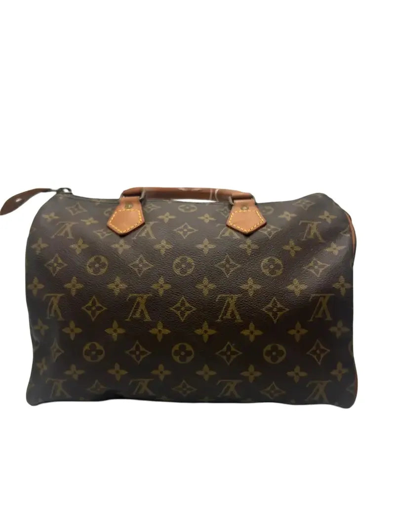 Louis Vuitton Speedy Monogram Canvas, Brown, Canvas, Handbag