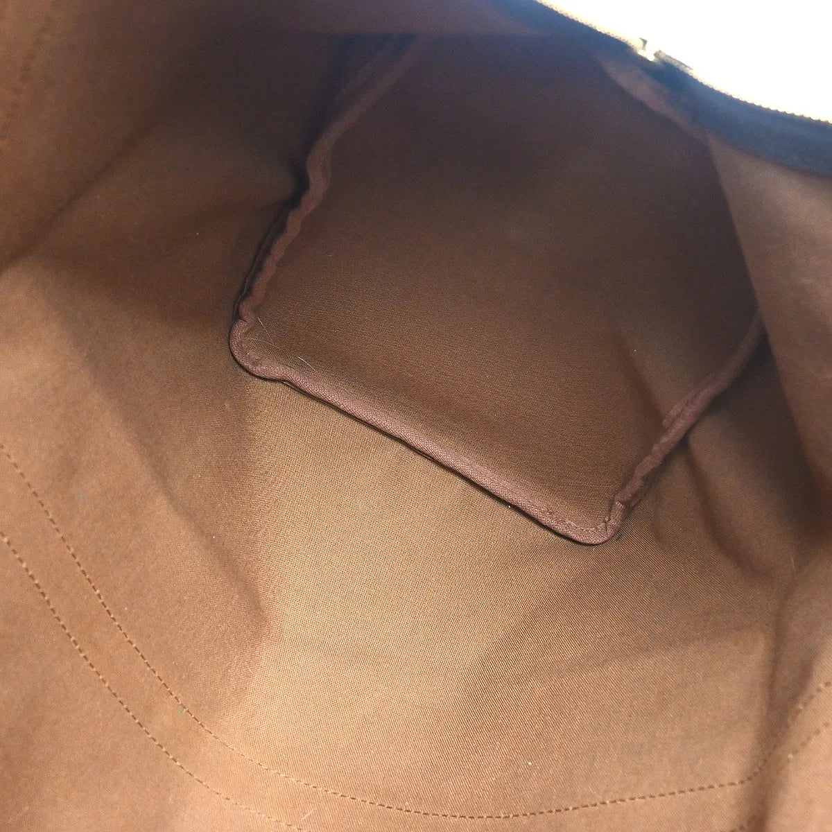 Louis Vuitton Keepall Monogram, Brown, Canvas, Travel Bag