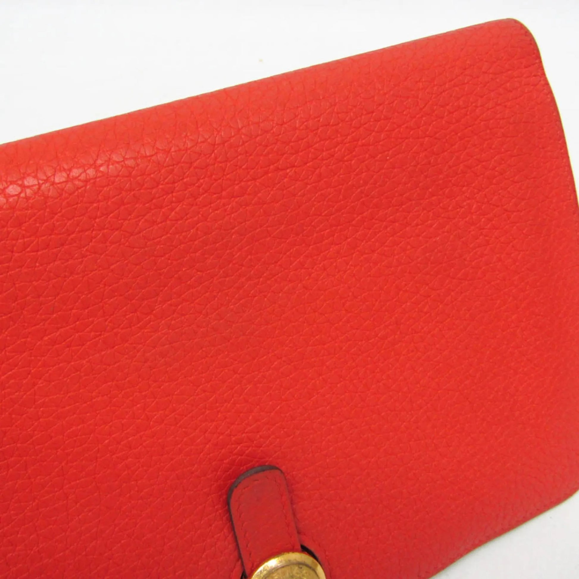 Hermes Dogon Duo Combined Leather, Red, Leather, Wallet