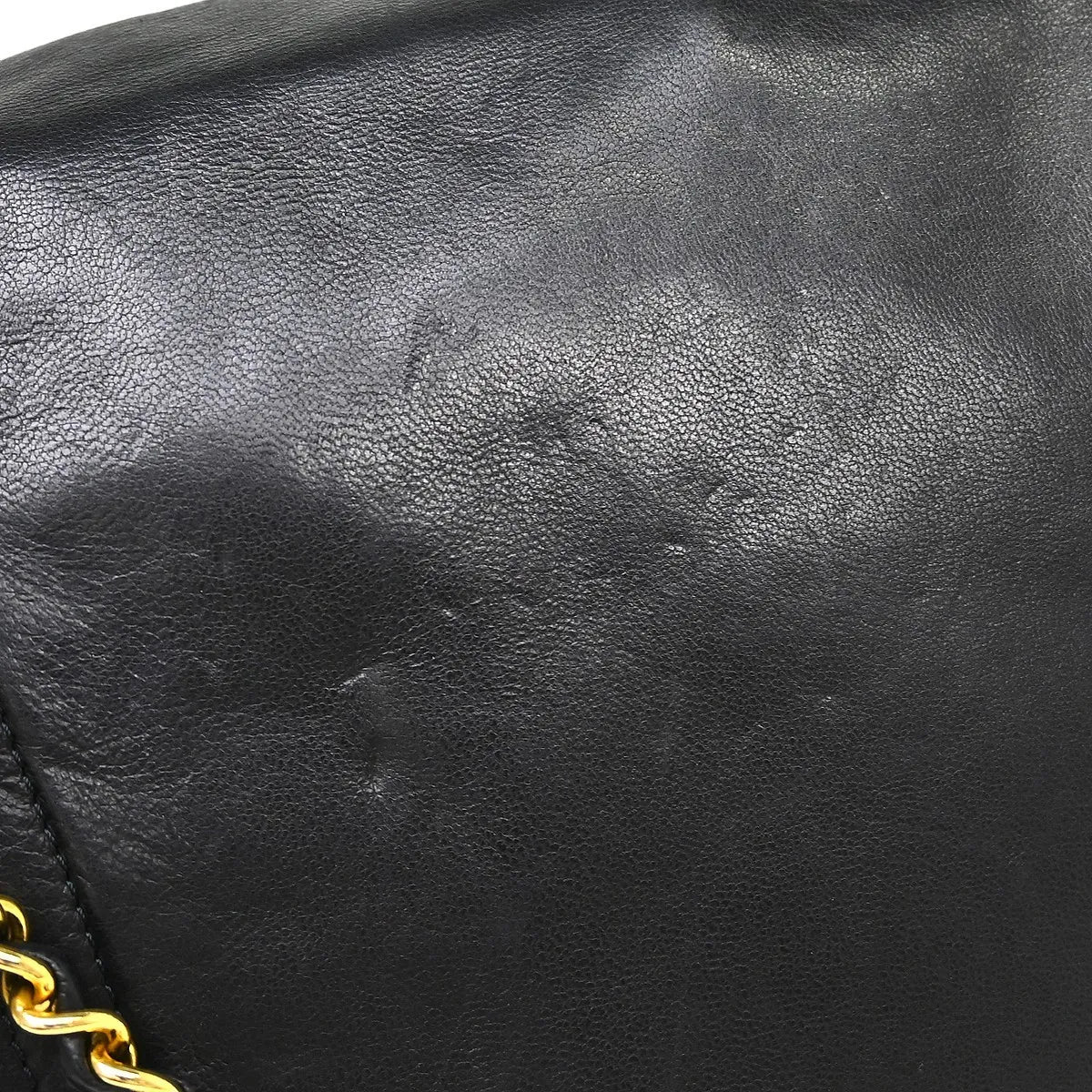 Chanel Vintage CC Envelope Chain Flap Lambskin, Black, Leather, Shoulder Bag