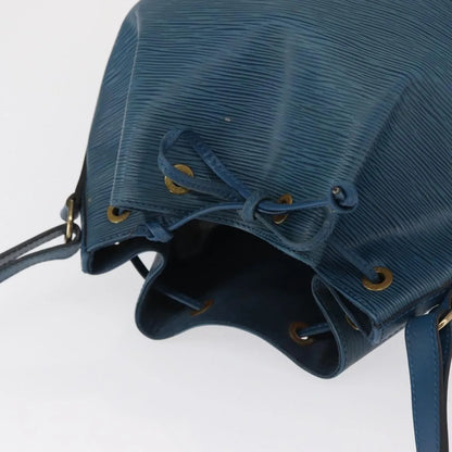 Louis Vuitton Petit Noe Epi Leather, Blue, Leather, Shoulder Bag