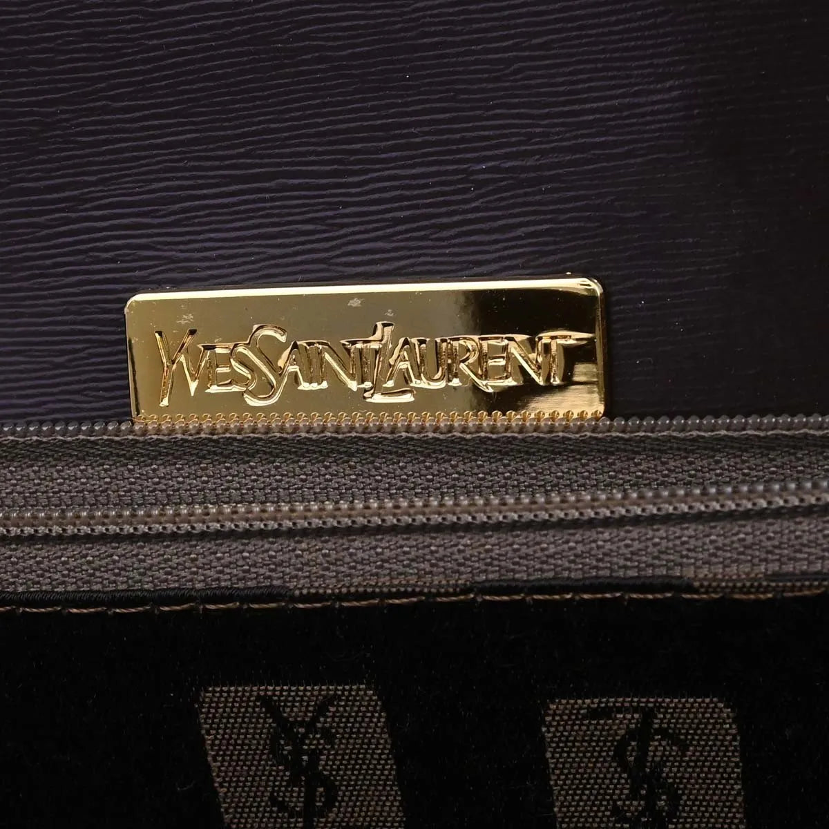 Saint Laurent Vintage Leather, Brown, Leather, Shoulder Bag
