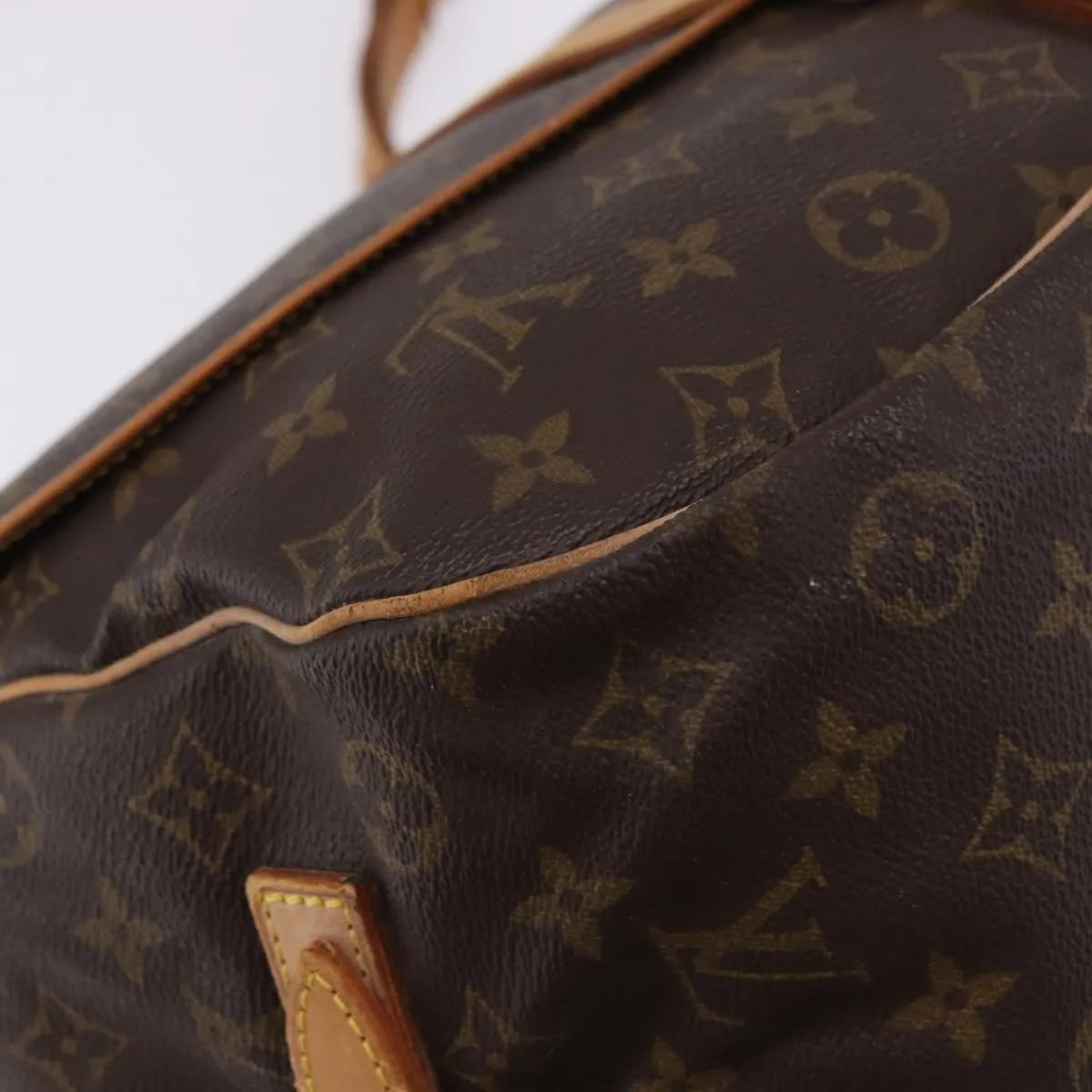 Louis Vuitton Saumur Monogram, Brown, Canvas, Shoulder Bag