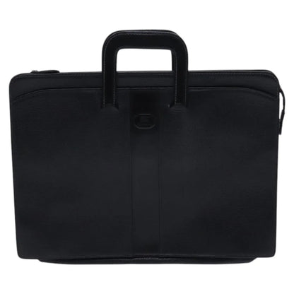 Burberry Vintage Leather, Black, Leather, Briefcase