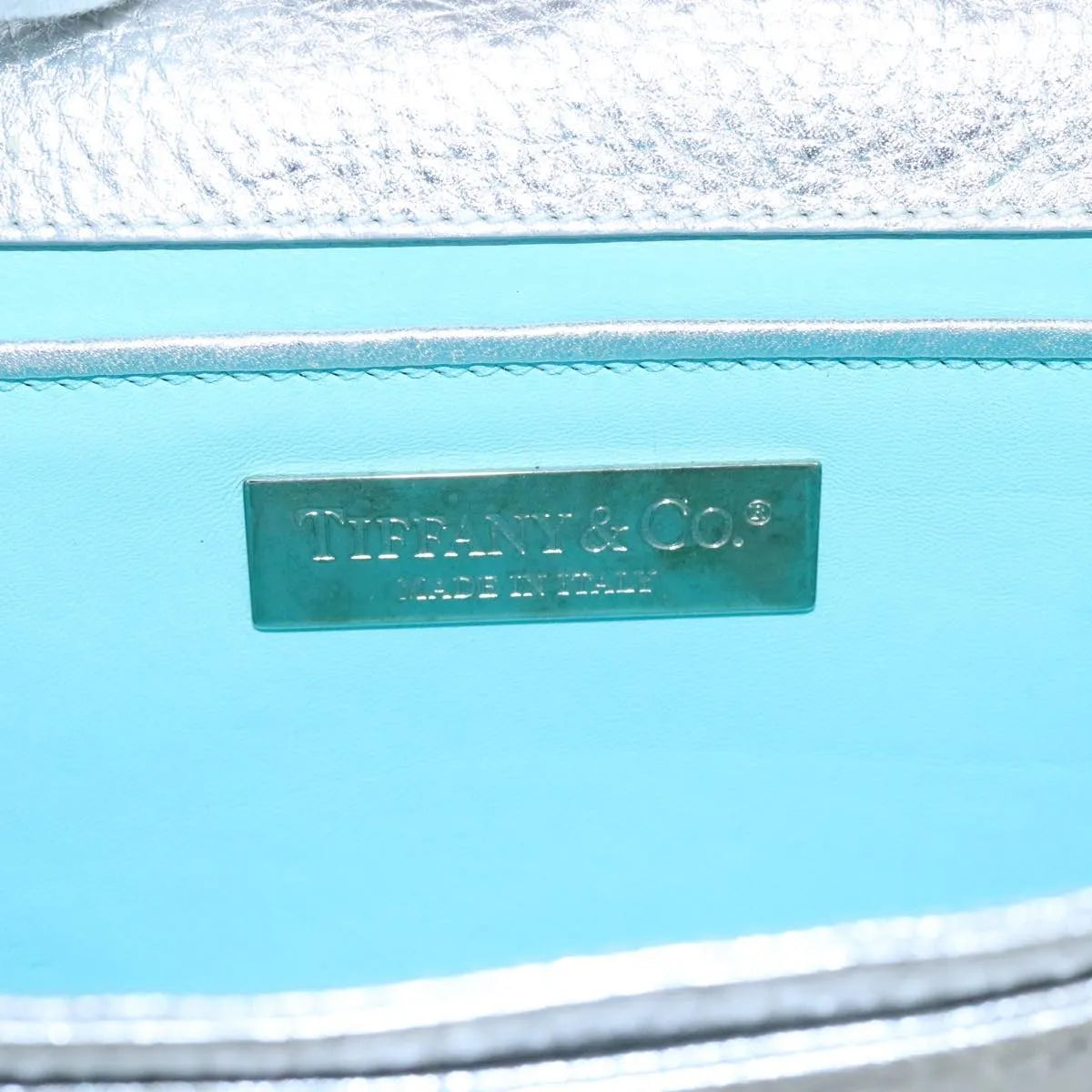 Tiffany & Co. Vintage Leather, Silver, Leather, Shoulder Bag
