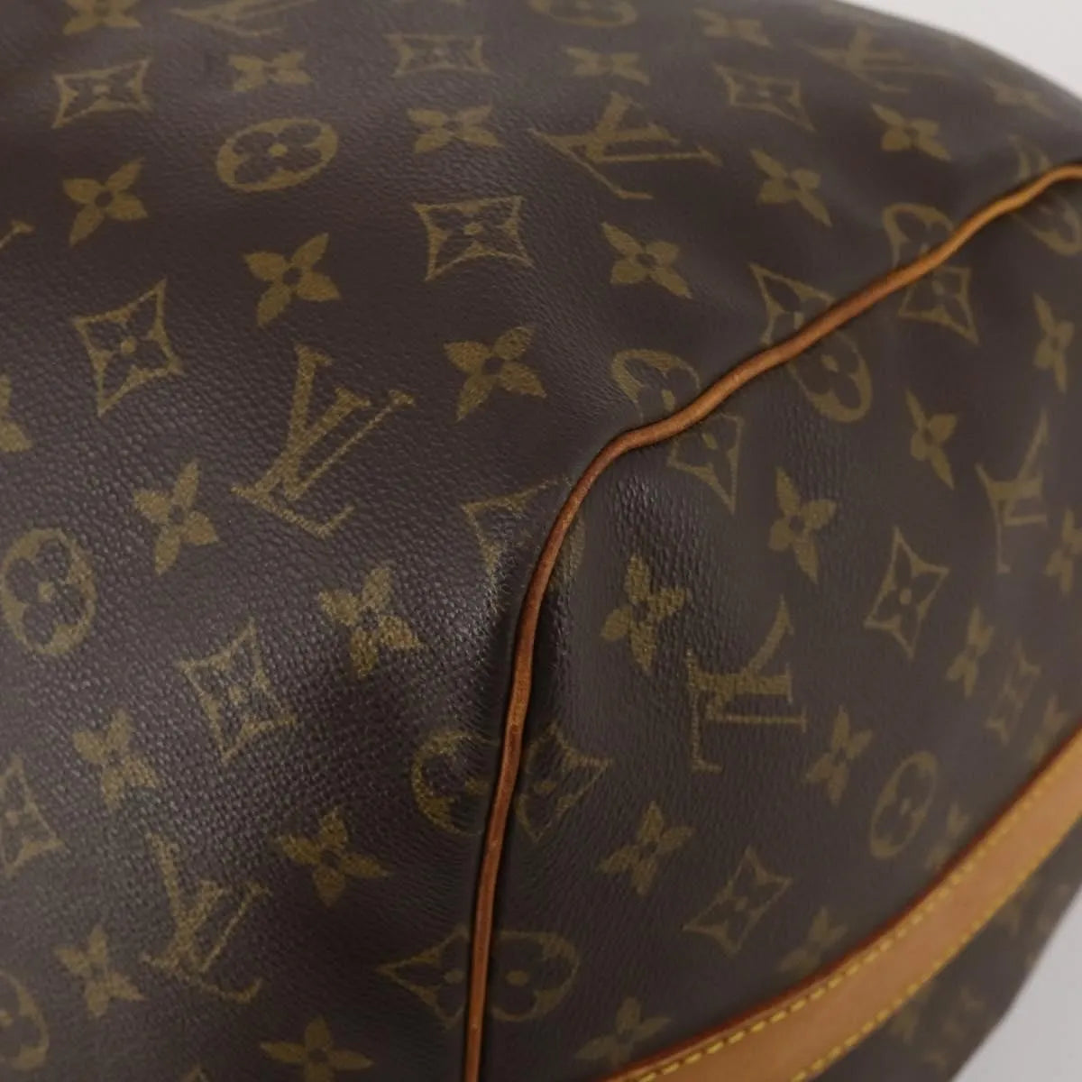 Louis Vuitton Keepall Bandoulière Canvas, Brown, Canvas, Travel Bag