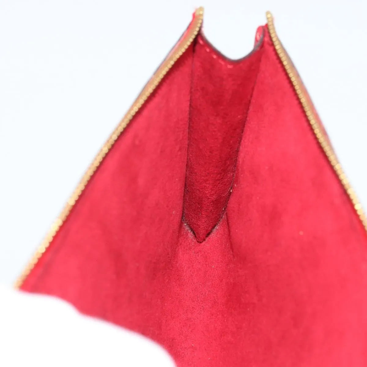 Louis Vuitton Pochette Accessoires Epi, Red, Leather, Clutch