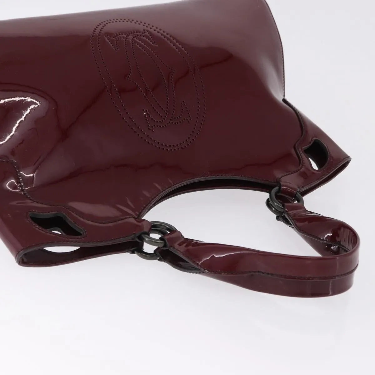 Cartier Marcello Patent leather, Burgundy, Patent Leather, Handbag