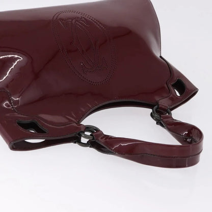 Cartier Marcello Patent leather, Burgundy, Patent Leather, Handbag
