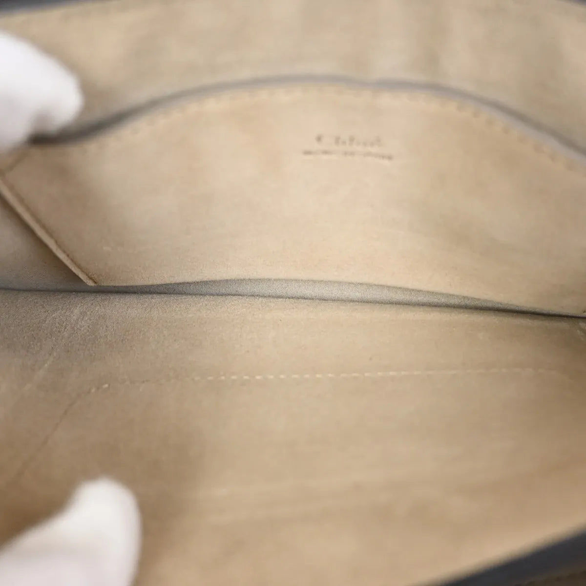 Chloe Faye Leather and Suede, Blue, Leather, Shoulder Bag