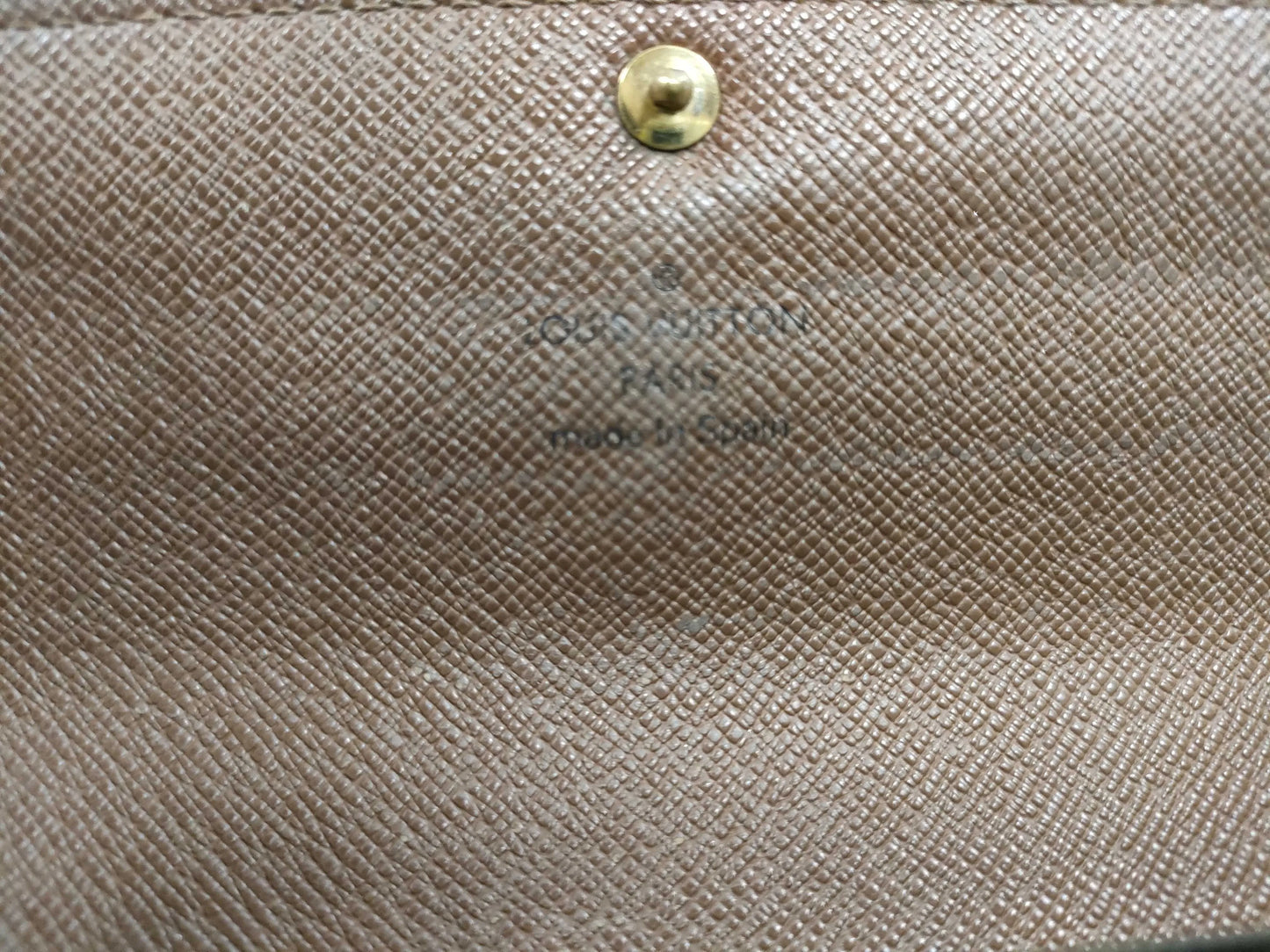 Louis Vuitton Emilie Monogram Canvas, Brown, Canvas, Wallet