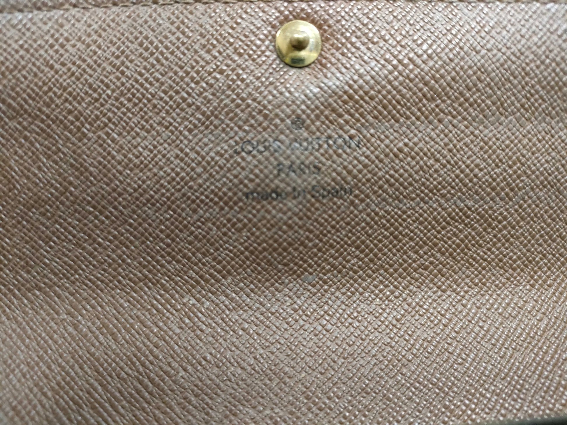 Louis Vuitton Emilie Monogram Canvas, Brown, Canvas, Wallet