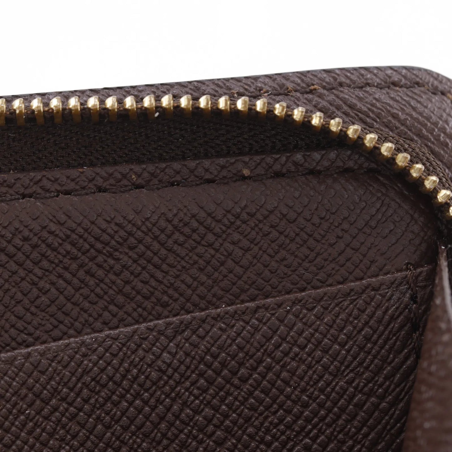 Louis Vuitton Zippy Organizer Damier, Brown, Canvas, Wallet