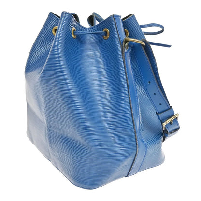 Louis Vuitton Petit Noe Epi Leather, Blue, Leather, Shoulder Bag