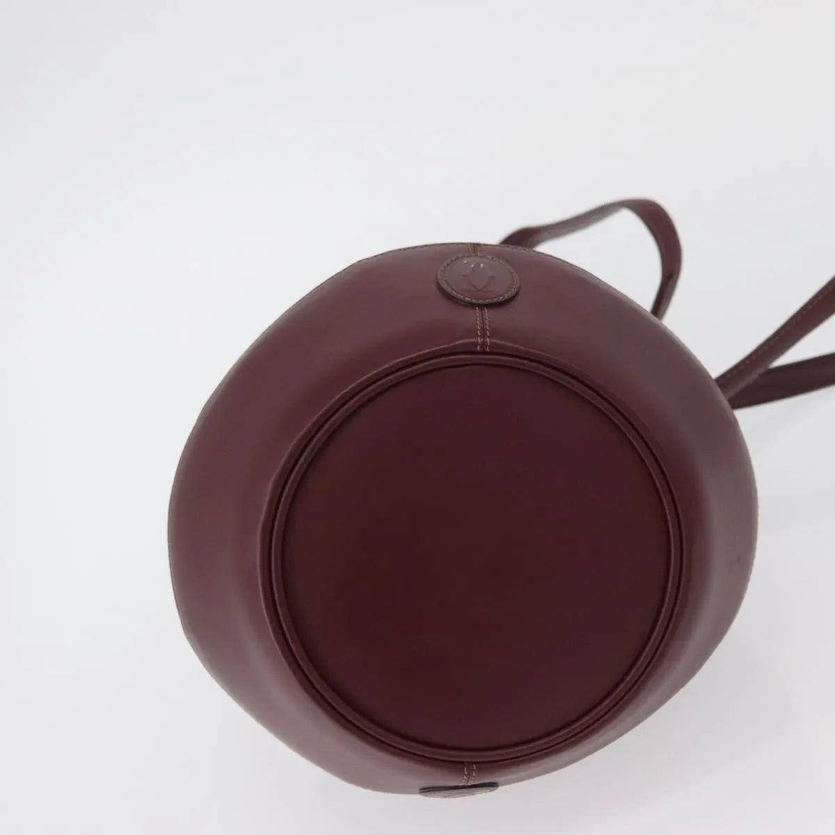 cartier Must de cartier Leather, Burgundy, Leather, Shoulder Bag