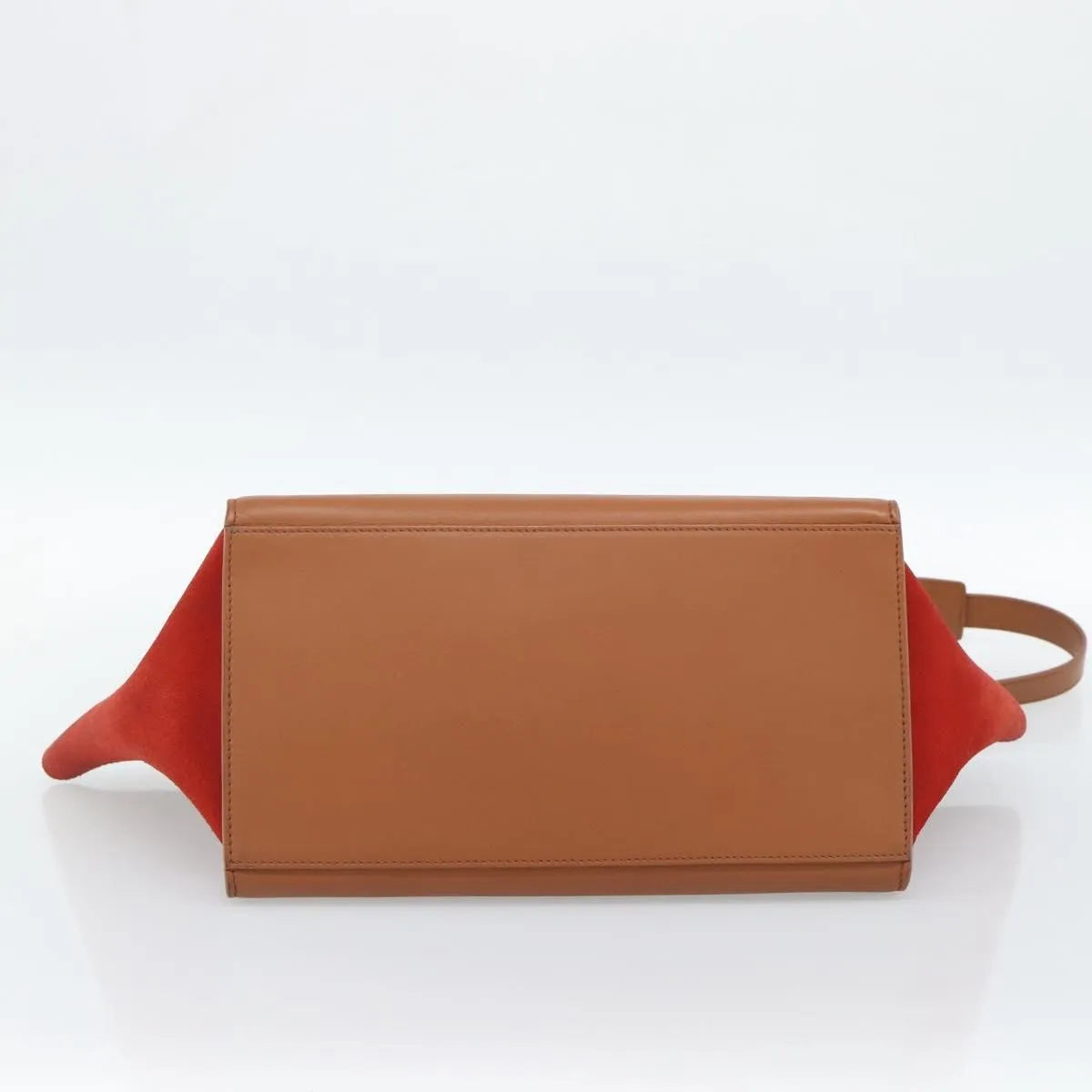 Celine Trapeze Leather with Suede, Brown, Leather, Handbag
