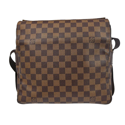 Louis Vuitton Naviglio Damier, Brown, Canvas, Shoulder Bag