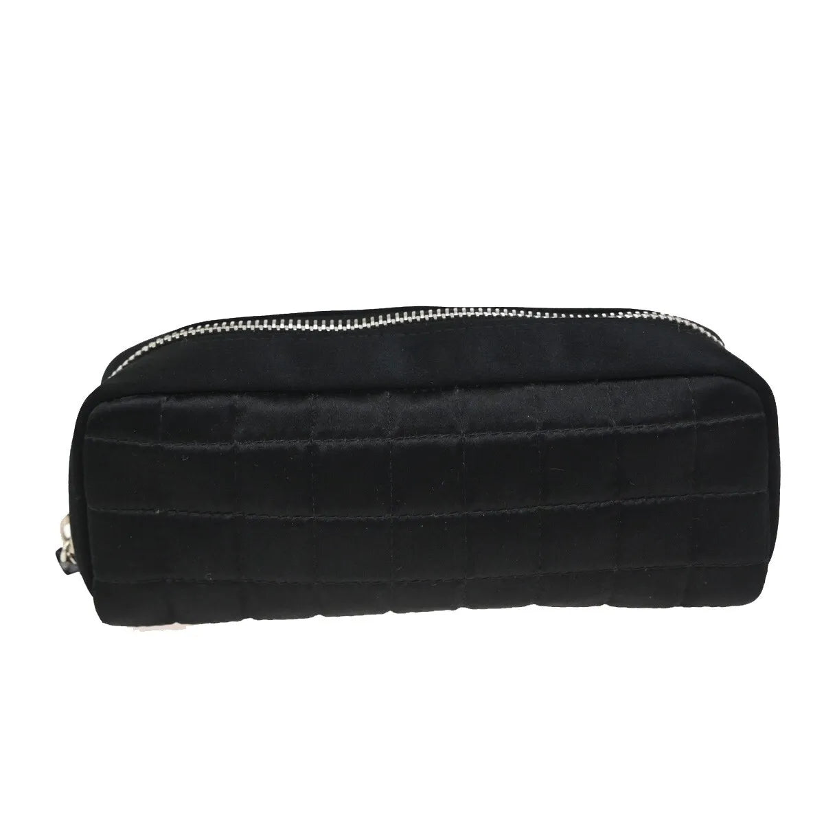 Chanel Chocolate Bar Clutch Nylon, Black, Nylon, Clutch