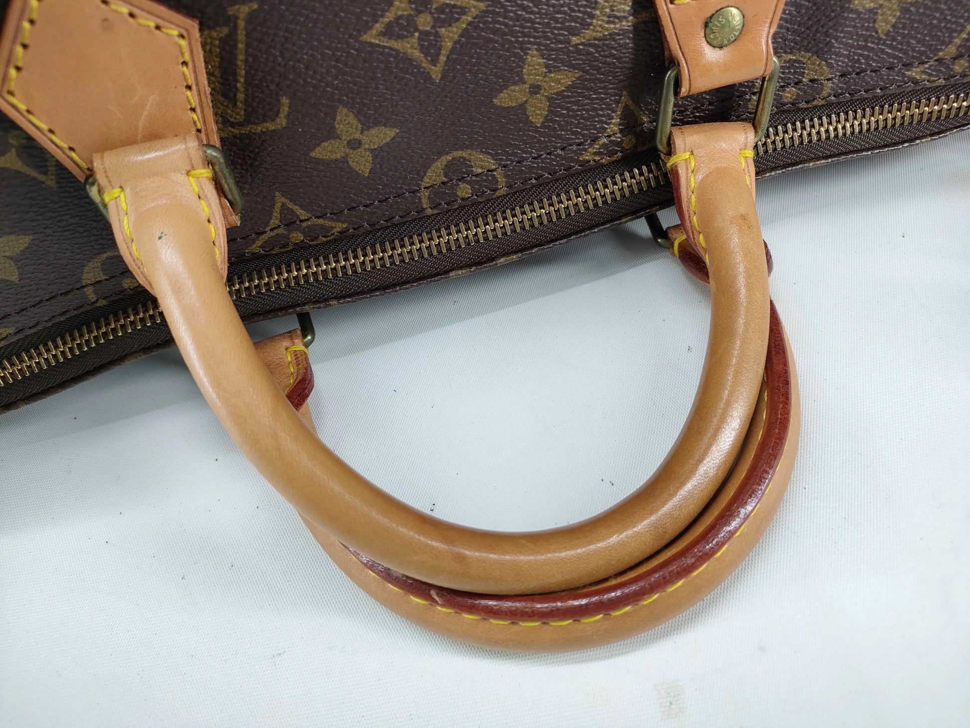 Louis Vuitton Speedy Monogram Canvas, Brown, Canvas, Handbag
