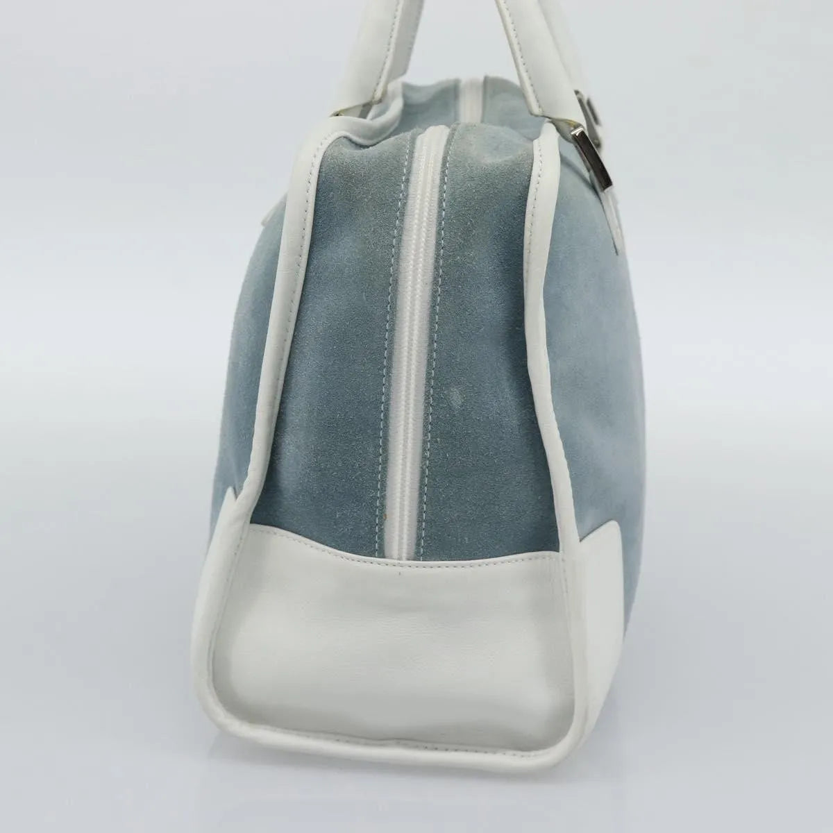 Loewe Amazona Suede, Blue, Suede, Handbag