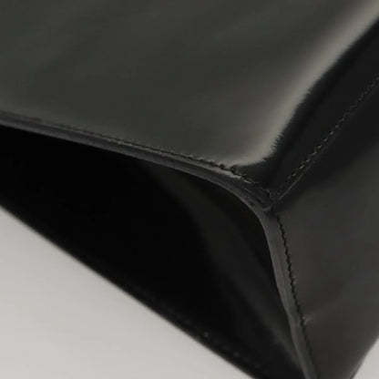 Salvatore Ferragamo Vintage Patent leather, Black, Patent Leather, Handbag